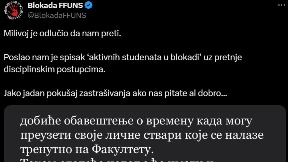 Alanović se obratio studentima